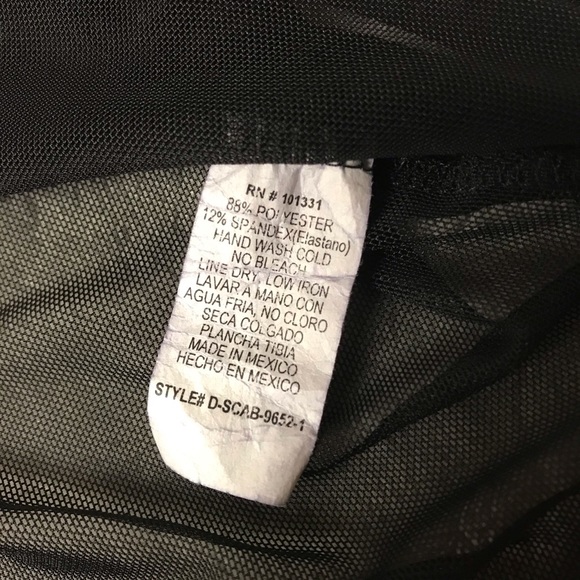 Charlotte Russe Sheer Mesh See Through Top - Picture 5 of 11